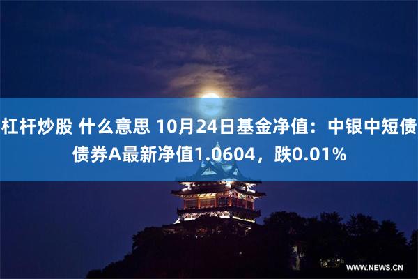 杠杆炒股 什么意思 10月24日基金净值：中银中短债债券A最新净值1.0604，跌0.01%