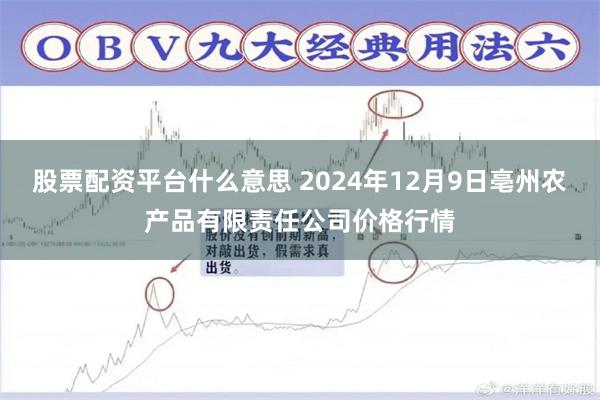 股票配资平台什么意思 2024年12月9日亳州农产品有限责任公司价格行情